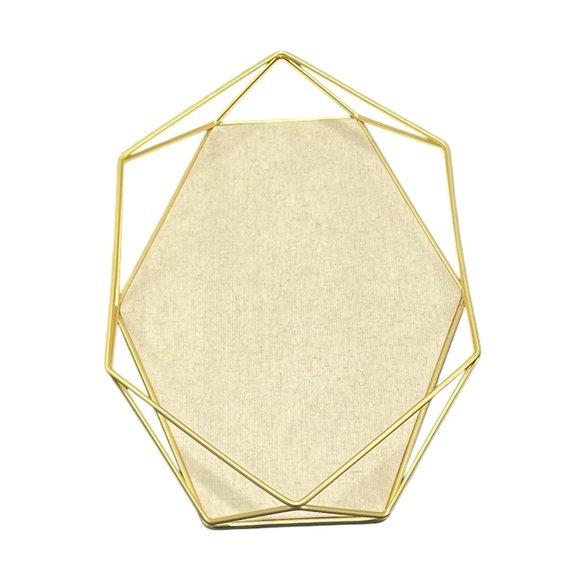 NEW Umbra Display Prisma Tray Sung Wook Park Geometric Gold Tone - Picture 10 of 16